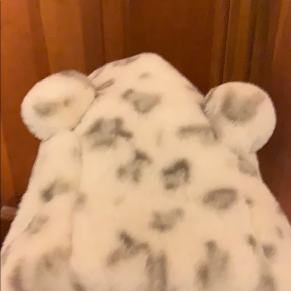 Faux Fur hooded toddler girl jacket - Picture 3 of 6